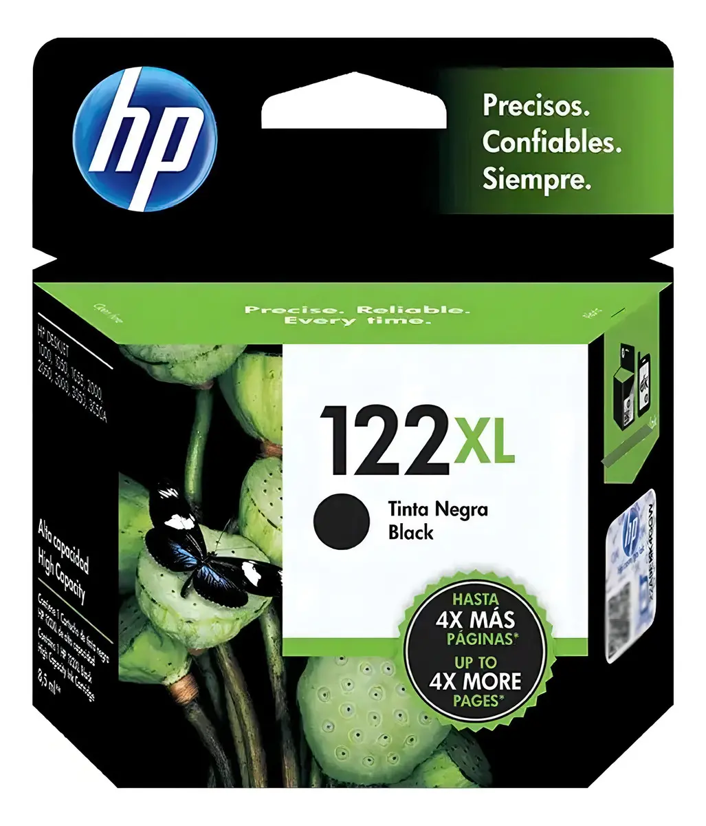 Cartucho Hp 122 Xl Negro Original P/ 1000 1050 2000 3050