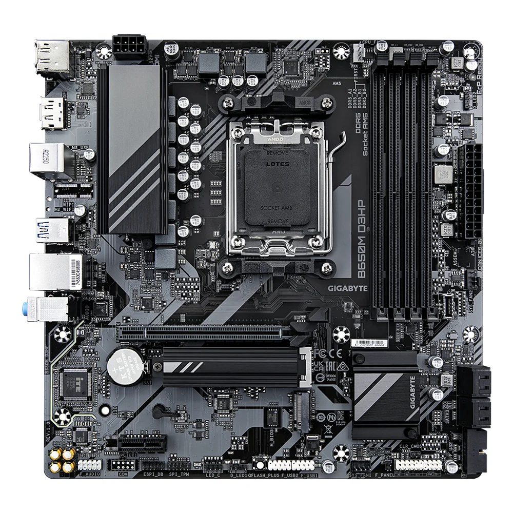 Mother Gigabyte B650M D3HP DDR5 AM5 (Serie 7000/8000)