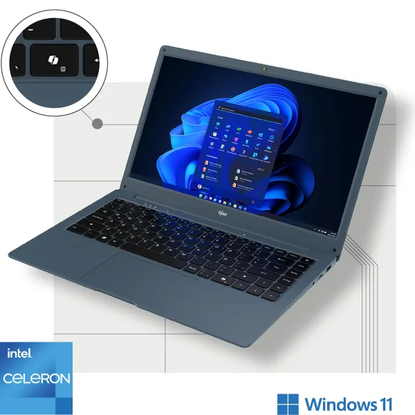 NOTEBOOK GFAST N-154 14” CELERON 4GB RAM SSD 120GB WINDOWS 11