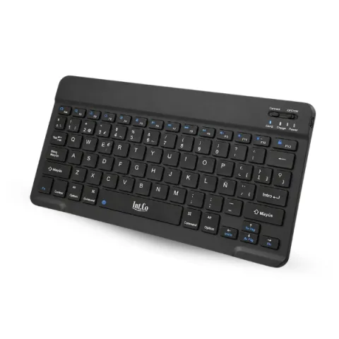 Teclado Inalámbrico Intco Rdk 904 Negro Español Latinoamérica
